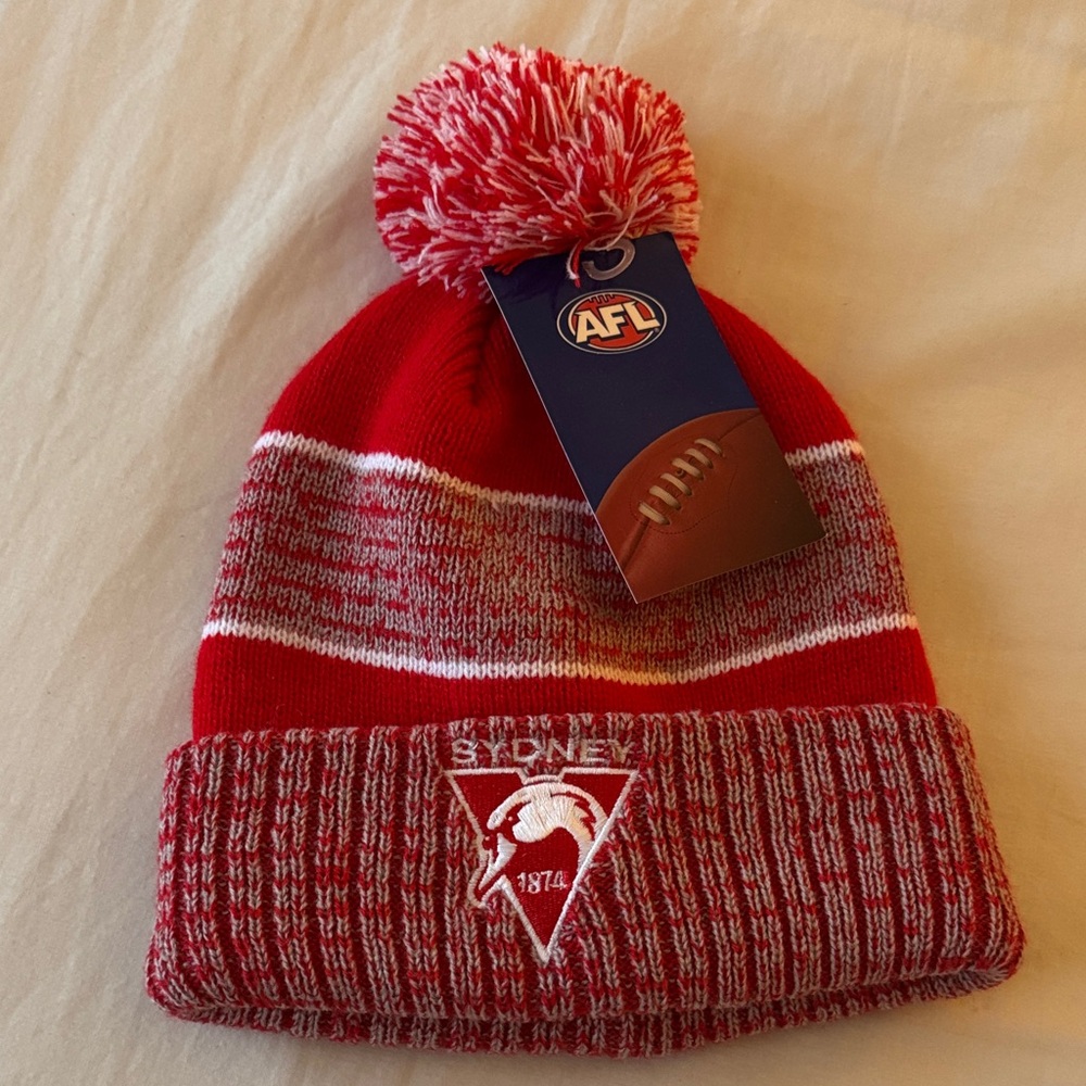 Adult Sydney Swans AFL Beanie